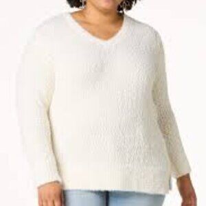Cato Cream Egret Sweater – Size L – NWT